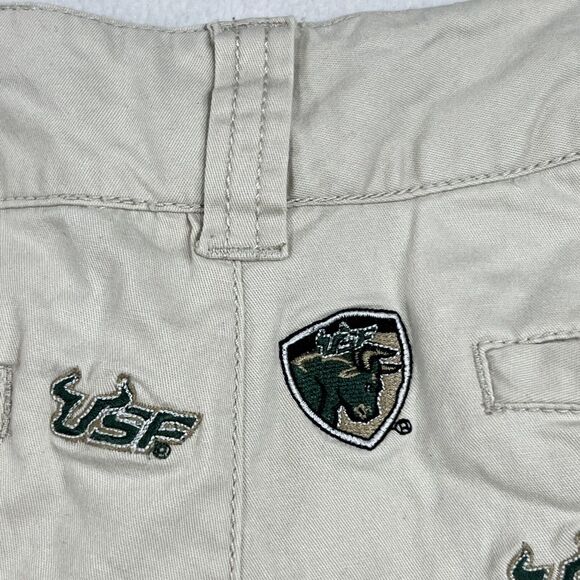 USF Bulls Chino Shorts Women's 3 E5 College Beige Classics Juniors Embroidered - Picture 17 of 17